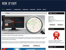 Tablet Screenshot of easy-hideip.com